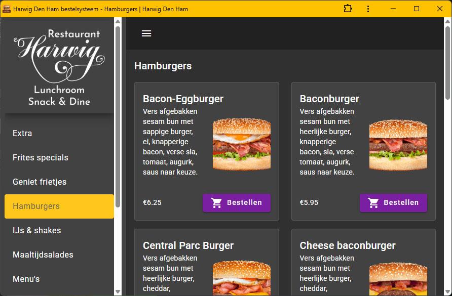 Front end based food order web app 2
