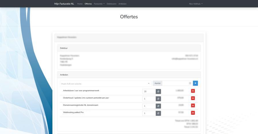 Smart Invoicing & Administration — Mijn-Facturatie 4
