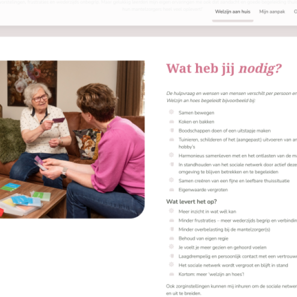 Care & Connection at Home — Welzijn an Hoes 3