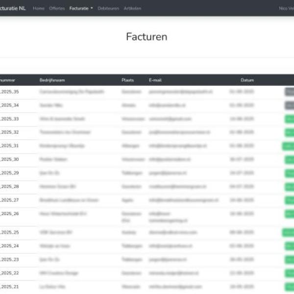 Smart Invoicing & Administration — Mijn-Facturatie 2