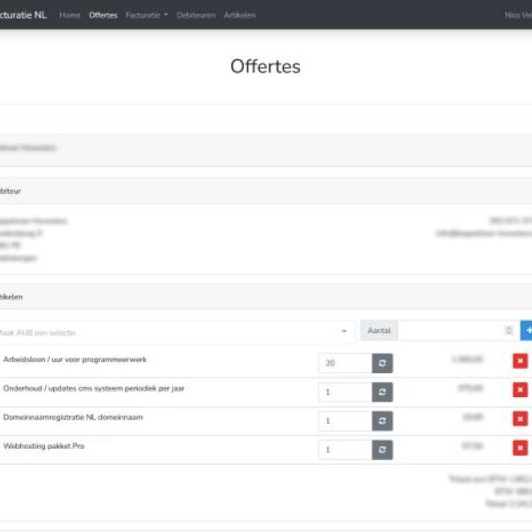 Smart Invoicing & Administration — Mijn-Facturatie 4